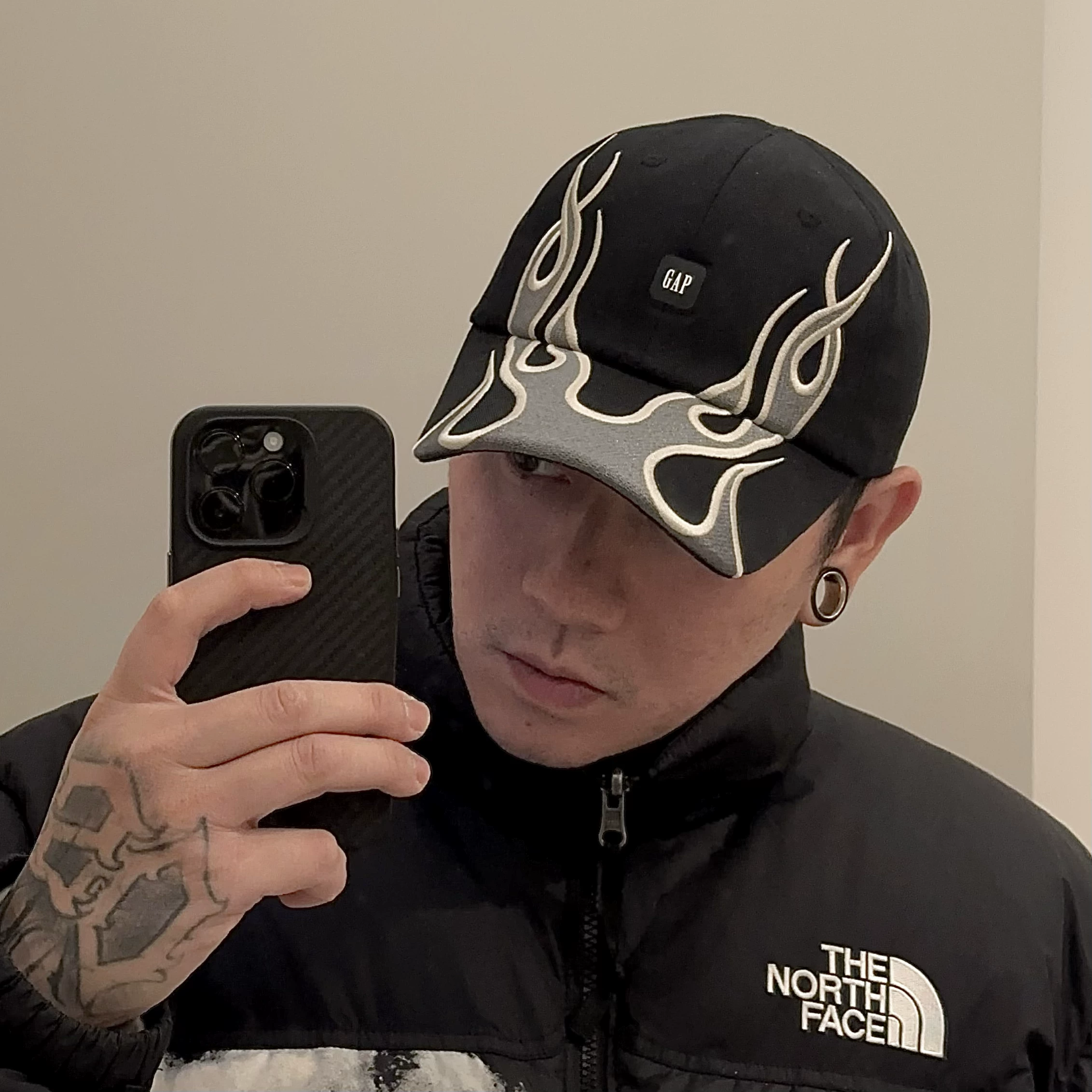 Высокая версия кепки CAP с брендированием Yeezy co-brand flame YZY American tide бренд пиковая шапка хайстрит Kanye та же шапка