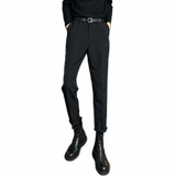 男士裤子秋冬款垂感高级感西裤黑色痞帅高端西装裤修身显瘦休闲 𫔮裤