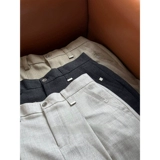 Мужские хаки летние тонкие штаны для отдыха, изысканный стиль, оверсайз