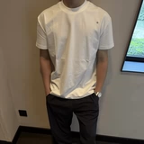 Трендовая черная футболка с коротким рукавом, с вышивкой, в американском стиле