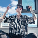 Рубашка, свободный крой, изысканный стиль