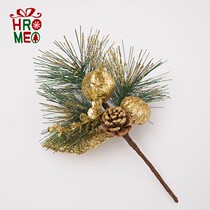 Hromeo Christmas Tree Decorations Christmas Decoration Cuttings Pine Needles Apple Pendant Multicolor