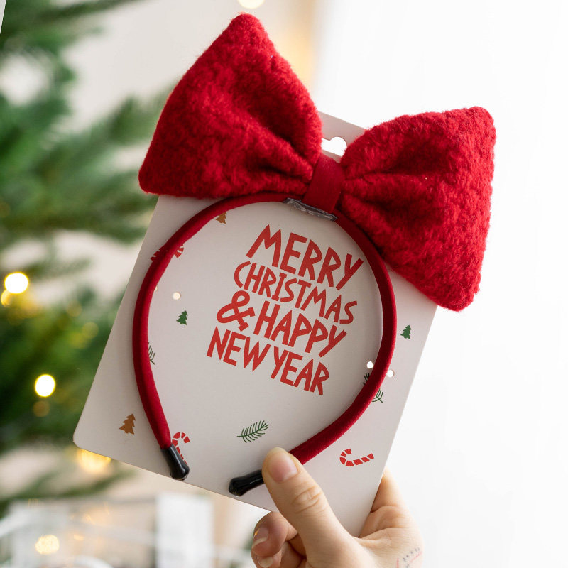 Hromeo Christmas Headwear Clip Antler Hairpin Kidsren's Hair Accessories Women's Hair Hoop Christmas Gift for Girls