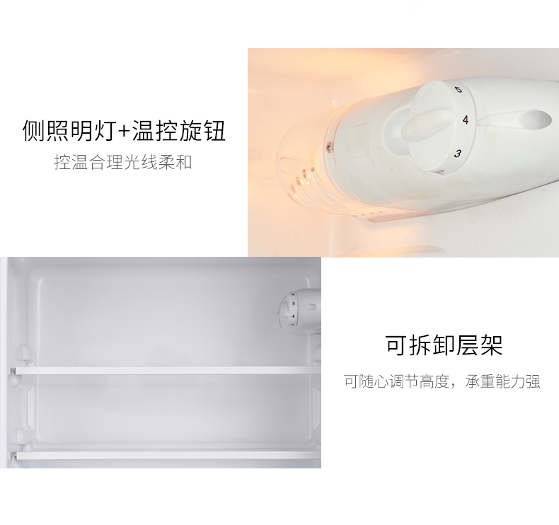 giá tủ lạnh sharp Tủ lạnh AUX / AUX BCD-80AD ký túc xá tiết kiệm năng lượng Tủ lạnh nhỏ hai cánh cửa tủ lạnh - Tủ lạnh tủ lạnh đẹp