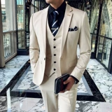 Трендовый модный комплект, свадебное платье для отдыха, костюм, пиджак классического кроя, облегающий крой