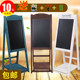 Wooden blackboard flower stand led light-emitting bracket shop creative billboard landing small blackboard shop fluorescent board