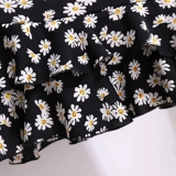 Летняя юбка, шифоновая мини-юбка, 2020, высокая талия, цветочный принт, крой «рыбий хвост», А-силуэт, подходит для подростков, с акцентом на бедрах