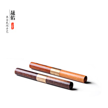 Shengyou black sandalwood Rosewood Rosewood tea needle Puer tea Cone tea knife tea ceremony accessories fine steel pry tea use