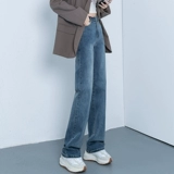 Весенние прямые свободные джинсы, летние штаны, высокая талия, по фигуре