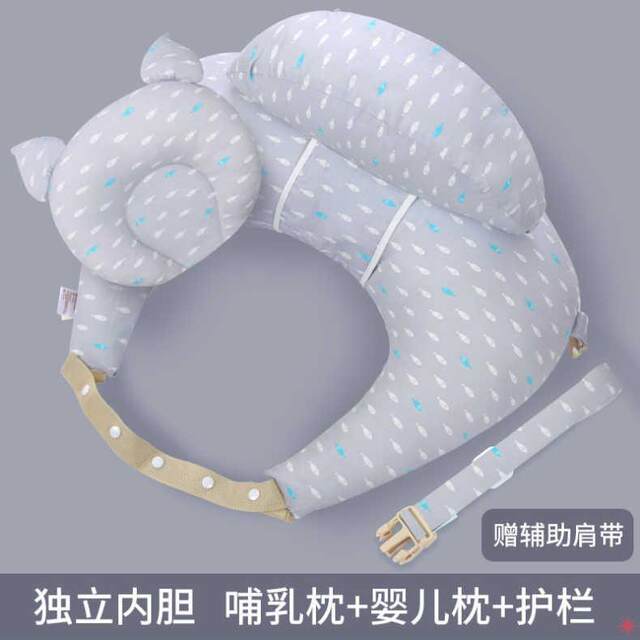 Breastfeeding and lactation pillow, waist protection, lazy person confinement cushion, horizontal hold, baby support pillow, anti-vomiting chair support