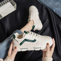 Small white shoes female flat students wild Net red 2021 Spring and Autumn New Korean Street shooting sports board shoes ins tide