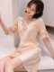 丝绸睡裙连衣裙睡衣女夏季薄款冰丝性感甜美宽松大码家居服大码春