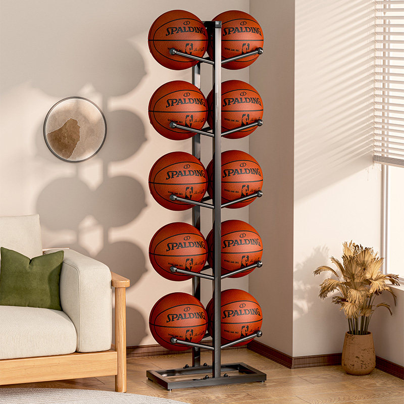 The secret of the ball storage rack: the school basketball storage rack ...