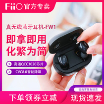 FiiO FW1 True Wireless Bluetooth Headphones TWS Noise Reducing In-ear Binaural Sports Game Building Iron