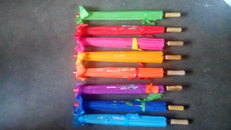 Xishuangbanna Dance Performance Umbrella Minority Dance Dai Umbrella Stage Photography Umbrella Craft Gift Decoration Sunscreen Umbrella