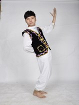 Minority Xinjiang Uygur Costume Xinjiang Mens Dancing Performance Costume Stage Performance Costume