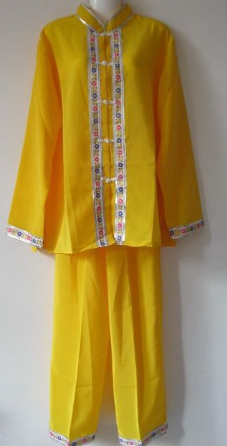 Ethnic minority dance dress New yellow Dai ethnic men's clothing Costume Cucurbituri performs dance performance costumes