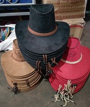 Minority hat dance performance cowboy hat men and women Tibetan hat stage performance props Universal