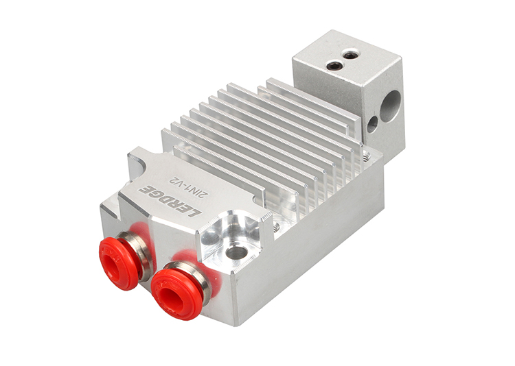 Máy in Leji 3D phụ kiện đầu phun hai màu hai thành một màu thay đổi đầu in quảng cáo in màu