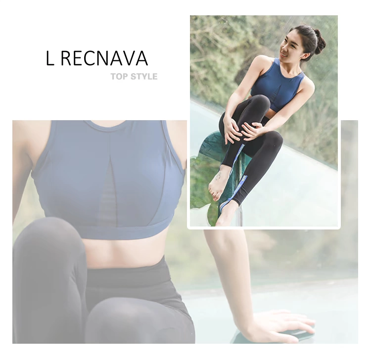 LANlan thể thao chuyên nghiệp áo ngực chống sốc thu thập rập khuôn yoga vest Bra tập thể dục đồ lót nữ vest nữ