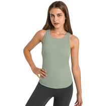 Blouse cross-border running fitness butterfly strappy vest naked feeling beautiful back outdoor womens sports new fashion casual