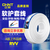 Chint ruan hu tao xian parallel 1 5 2 5 4 6 square 2 3 core sheathed cable RVV wire