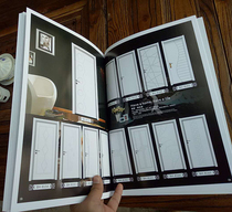 New Solid Wood Door Painting Album color Page through version Indoor composite door Map Book Finished Baking Varnish Engraving Door Turquotbook Spot