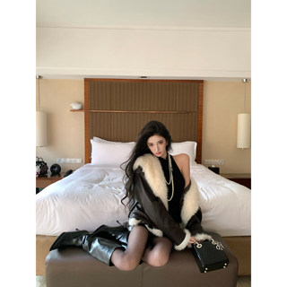 Barb Chill Women's Winter 2025 Fur-Lined Quilted Thickened Warm Fur Coat