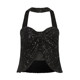 Aunt Barbie hanging neck sequined tube top female early spring new hot girl sexy camisole with Thai top