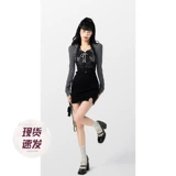 Подтяжки, весеннее трикотажное платье, 2023 года, в корейском стиле, с акцентом на бедрах