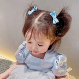 黄小妞 Детская заколка для волос, лента ручной работы, шпильки для волос с бантиком для девочек, аксессуар для волос, 2 шт