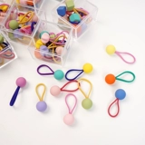 Маленькая детская безвредная милая резинка для волос для девочек, аксессуар для волос, не повреждает волосы