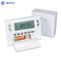 Non-OEM SUITTC wall-mounted furnace thermostat floor heating temperature control switch partition wall wireless control without pre-buried wire