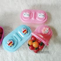 Cartoon Cute Double Neutron Stars Meleti Kitchen Refreshing box Fruit food intake box snacks Packaging Box Girls
