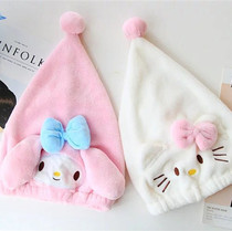 Cute creative cartoon selling cute dry hair hat super absorbent bag headscarf adult children rub hair speed dry towels