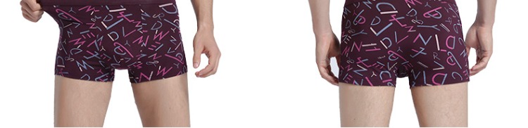 Mùa hè nam Băng lụa Quần lót nam Một gói Boxer Quần short Teen Boy Bốn góc Mũ nón Thở quần lót nữ cao cấp