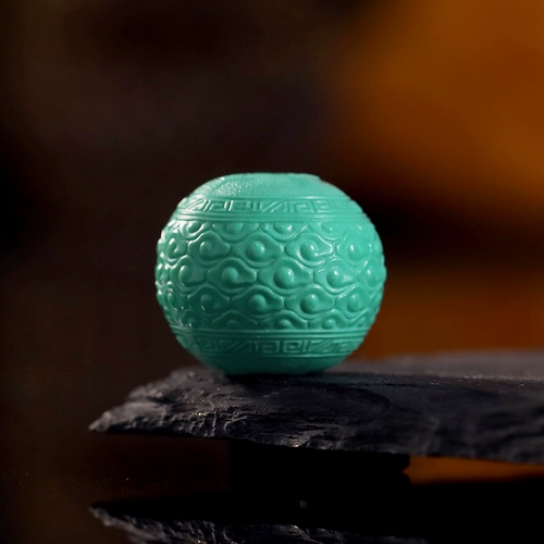 品松 Натуральная бирюзовая природная руда, резные бусины, подвеска, браслет, аксессуар