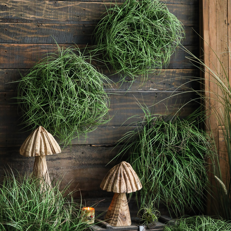 Simulation decoration grass group pastoral style commercial scenery home landscape courtyard landscaping background wall soft decoration