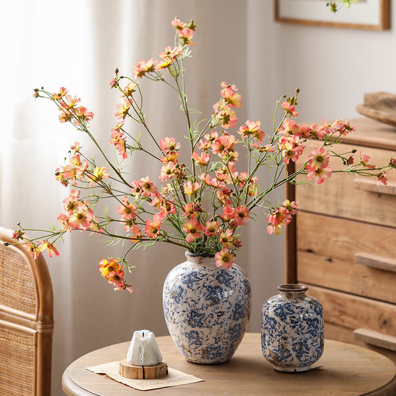 Coreopsis American country simulation flower living room fake flower decoration home accessories silk flower decoration flower flower arrangement flower