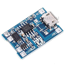 1A lithium battery charging and protection integrated board charging protection two-in-one 18650 lithium battery charging board