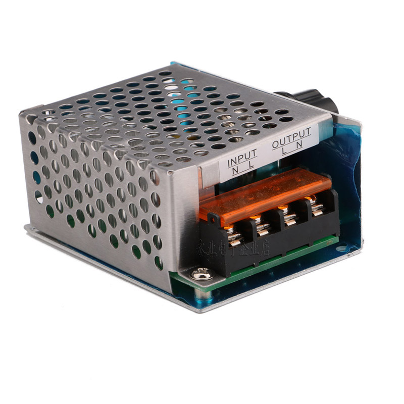4000W Imported High-power Semiconductor control rectifier Electronic voltage regulator dimming throttle thermoregulation fit insurance shell