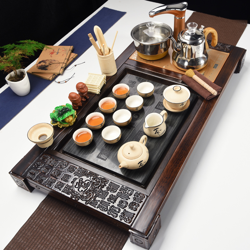 All the popular household ave platform ceramic tea set automatic kung fu tea tray tea tea sets tea tray