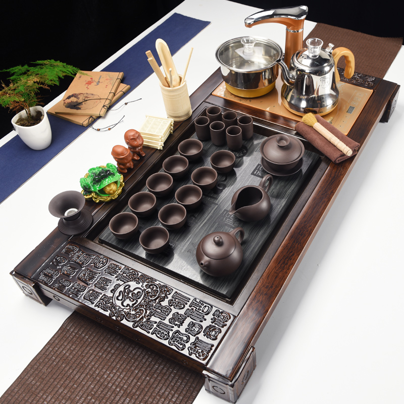 All the popular household ave platform ceramic tea set automatic kung fu tea tray tea tea sets tea tray