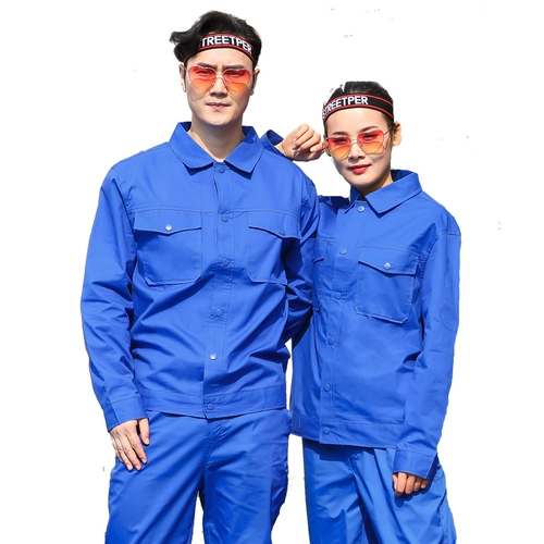 Хлопковый светоотражающий комбинезон, защита от ожогов