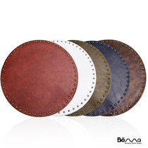 European anti-scalding model room Western placemat Rivet bowl pad Waterproof and oilproof Retro leather Antico multi-color placemat