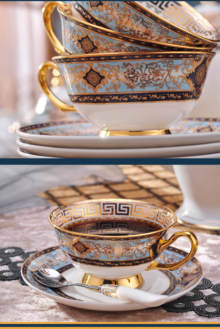 European palace tea coffee cups and saucers suit American wind high - grade ipads China coffee English afternoon tea gifts