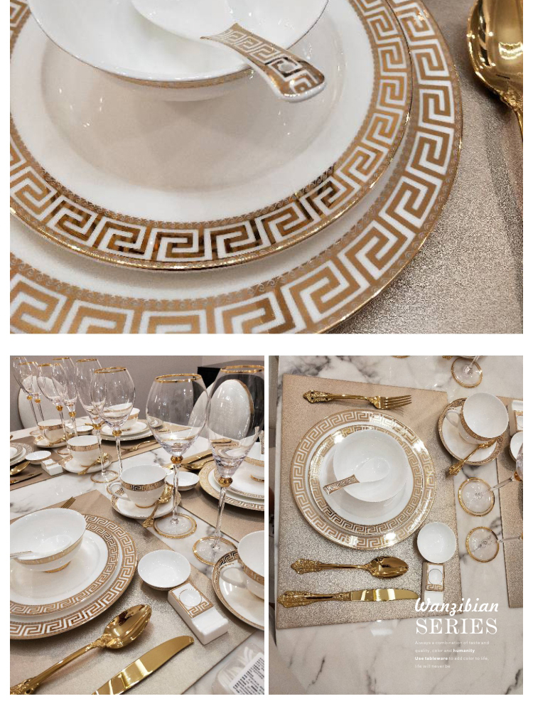 Up Phnom penh palace words between Chinese and western tableware suite hotel hotel club ipads China coffee cups forks bowl dish Sophie dish