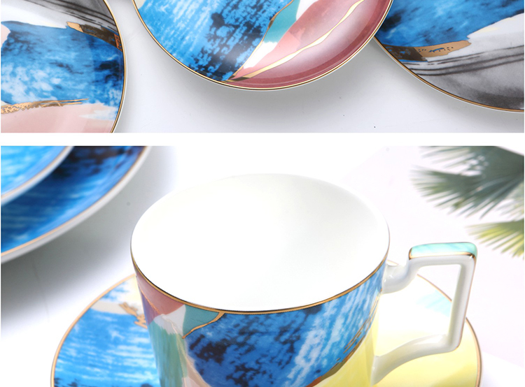 Nordic light much wind see ipads western household steak salad bowl plate disc ceramic creative suit clouds model