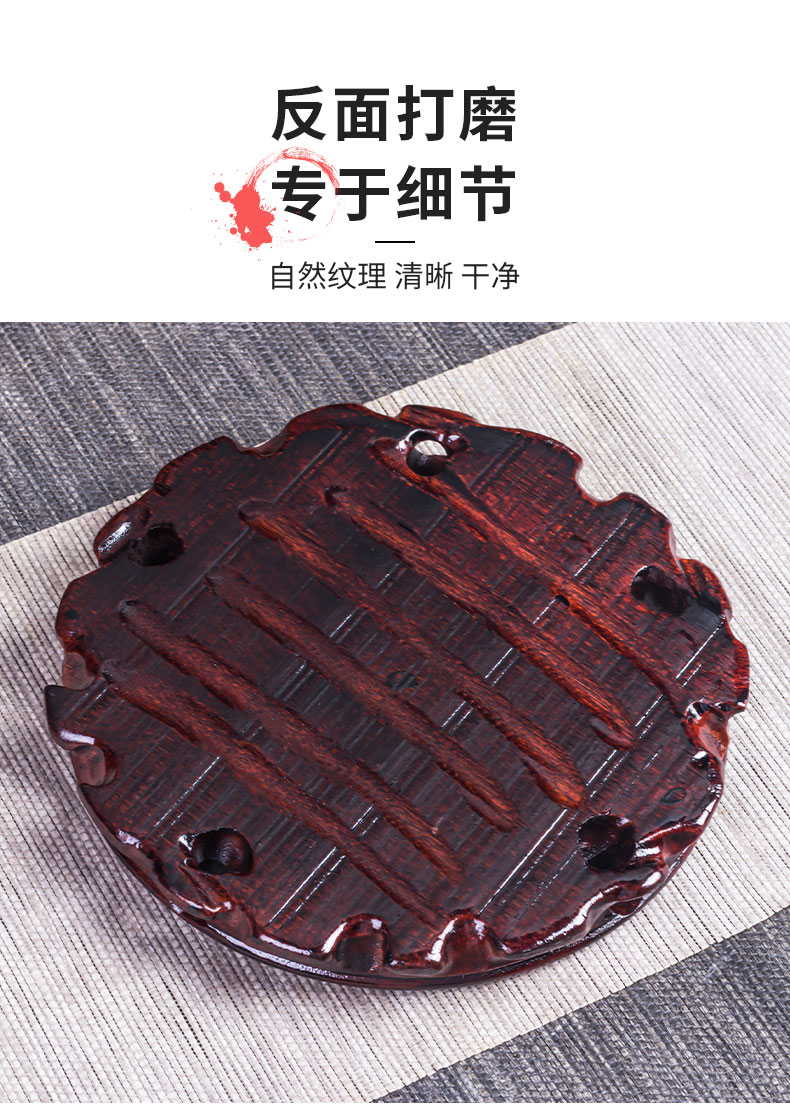 Solid wood base wine bottle tray flowerpot tap bonsai furnishing articles contracted and I crafts of Buddha barrel wooden splints