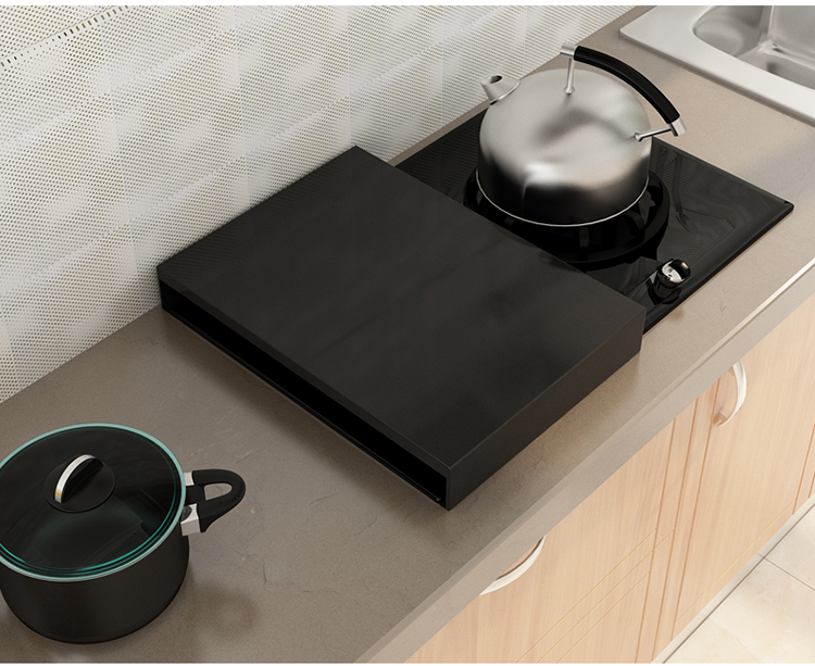 Gas buner cover plate to cover the kitchen stainless steel base of induction cooker shelf Gas stove shelf punch